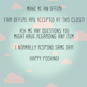 Make me an offer! Ask questions!